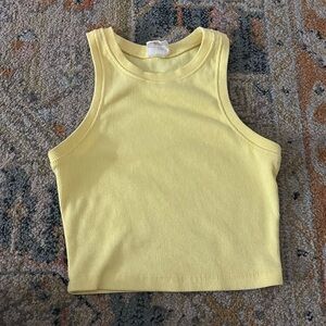 Yellow tank top from tillies size small